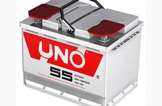 Аккумулятор UNO 6CТ-55 (55 А/ч) 420 