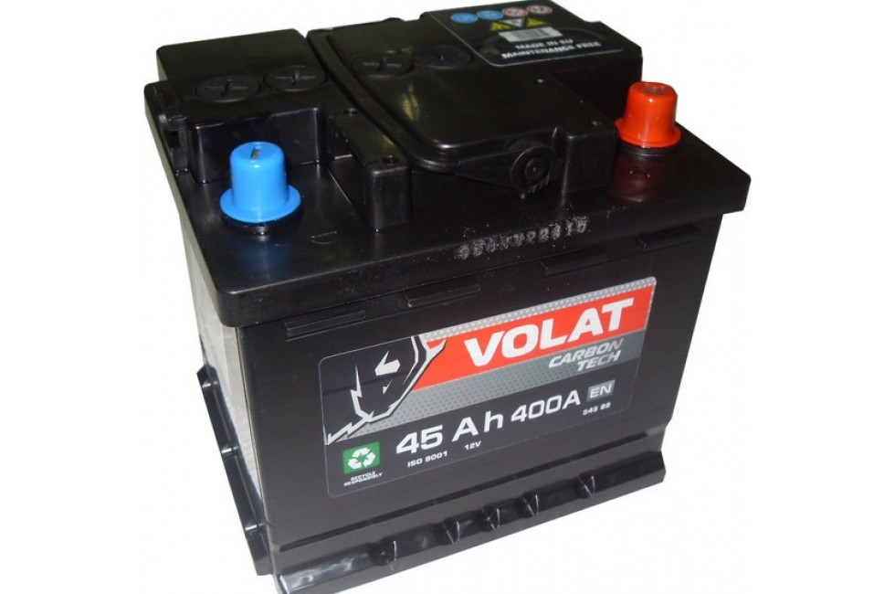 Аккумулятор VOLAT Ultra 45 А/ч 400 А Аккумулятор VOLAT Ultra 45 А/ч 400 А