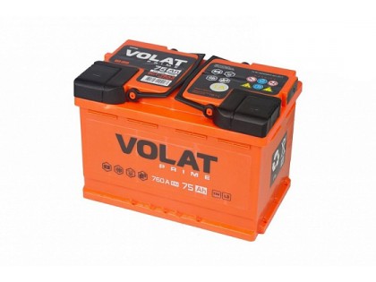 Аккумулятор VOLAT Prime 75 A/h 760A R+