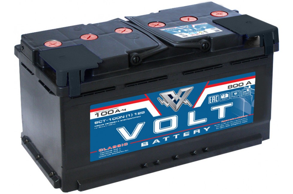Аккумулятор Volt 100 a/h 810 A (EN)