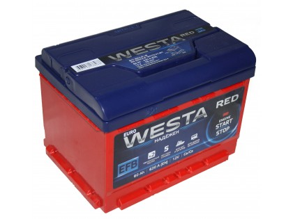 Аккумулятор Westa EFB 60 a/h 620A