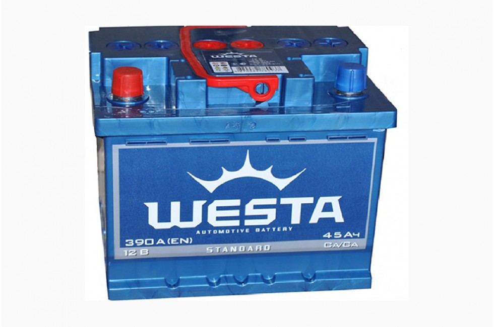 Аккумулятор Westa 45 a/h 390A e/n
