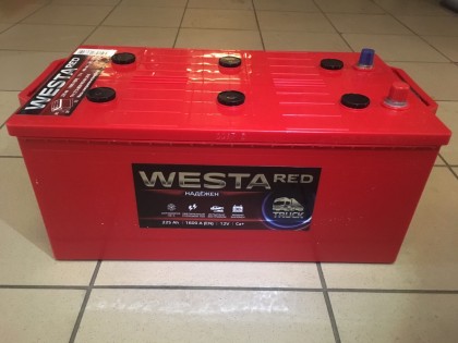 Аккумулятор Westa RED 225 a/h 1600 (EN)