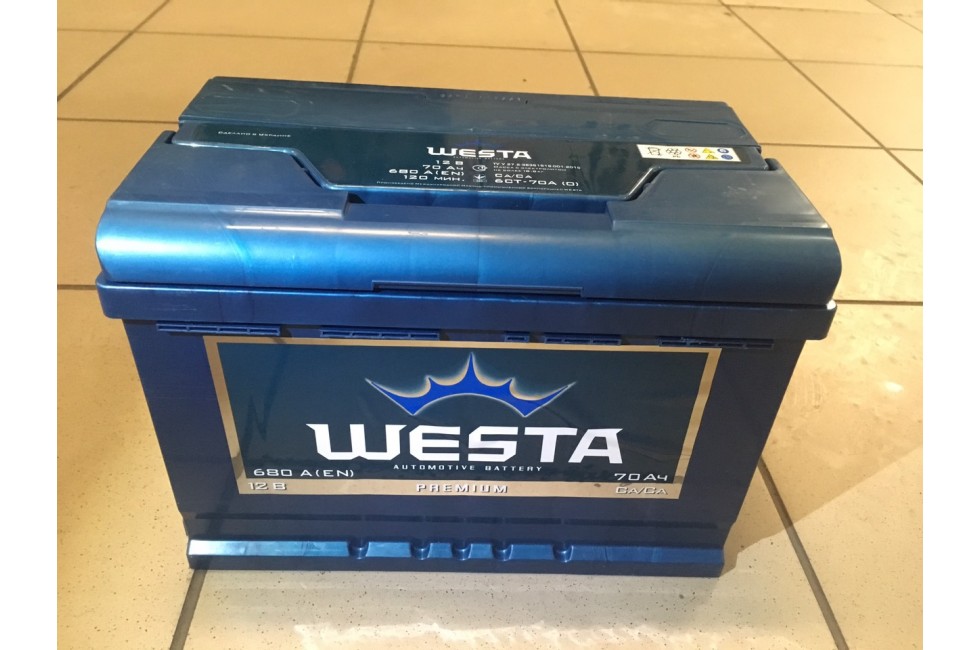 Аккумулятор Westa Premium 70 A/ч 680A
