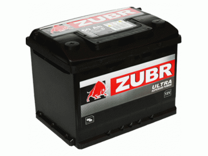 Аккумулятор Zubr Ultra 62 A/h 600А R+