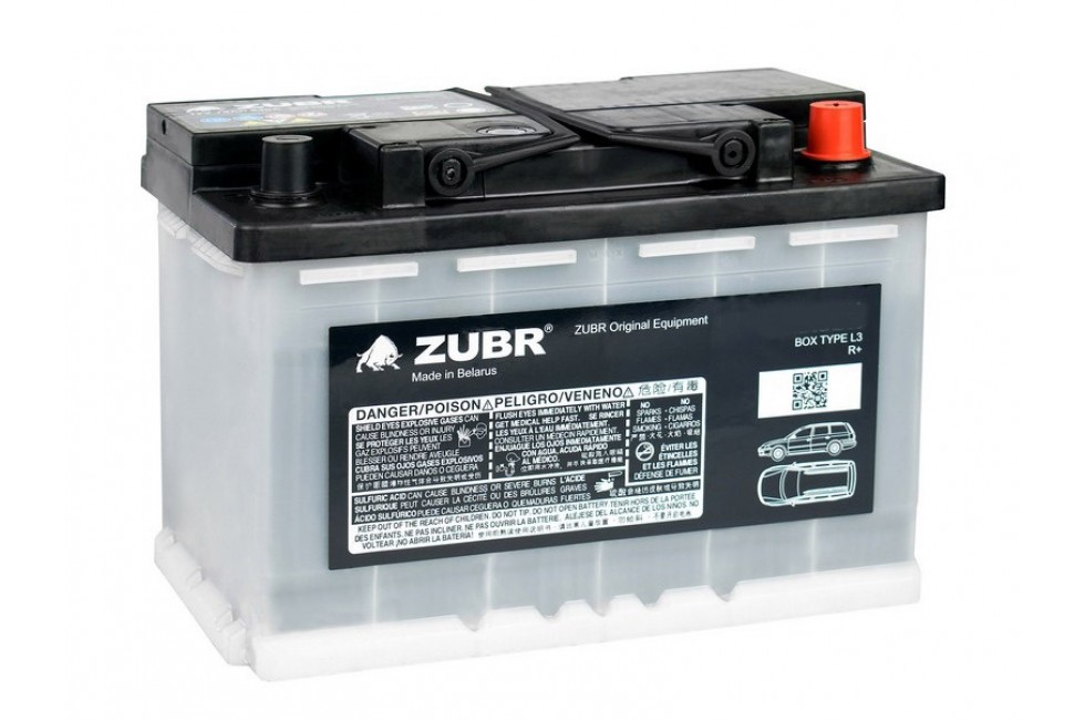 Аккумулятор Zubr Original 110 A/h 950А R+