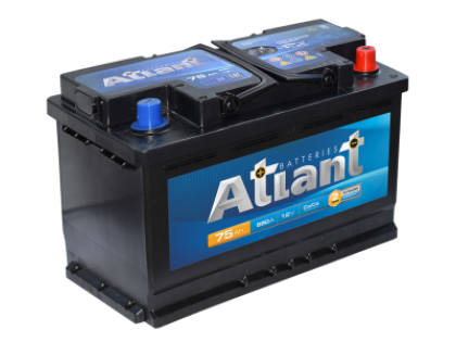 Аккумулятор Atlant Autopart 75 a/h L+/R+ 660A (EN)