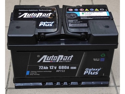 Аккумулятор Autopart Galaxy Plus 72 A/h 680A R+