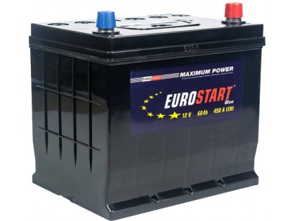 Аккумулятор Eurostart Blue ASIA 60 A/h 450A L+