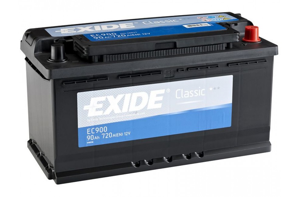 Аккумулятор Exide Classic EC900 (90 A/h), 720A R+