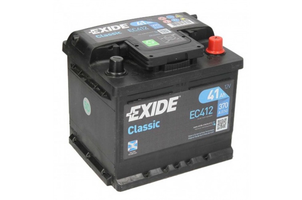 Аккумулятор Exide Classic EC412 (41 A/h), 370A R+