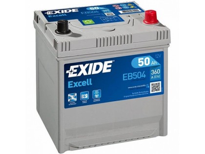 Аккумулятор Exide Excell EB504 (50 A/h), 360A R+