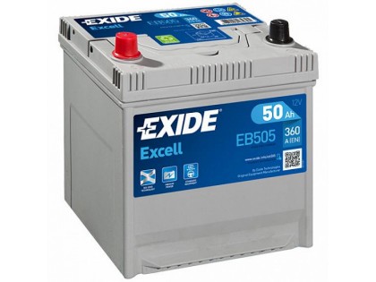 Аккумулятор Exide Excell EB505 (50 A/h), 360A L+