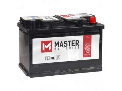 Аккумулятор MASTER BATTERIES 75 A/h 680A R+