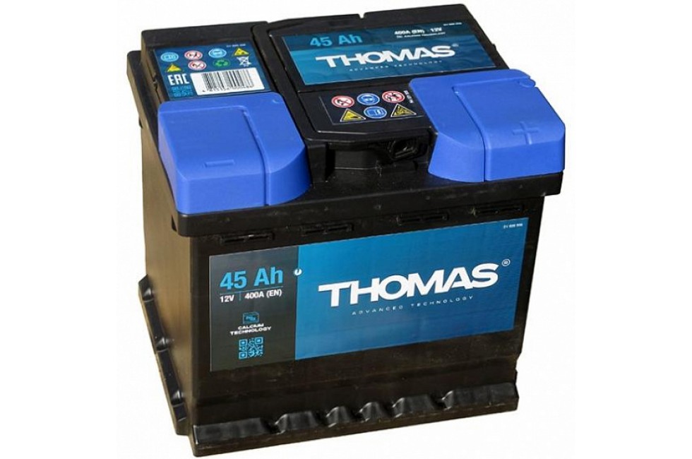 Аккумулятор Thomas 45 A/h 400A R+