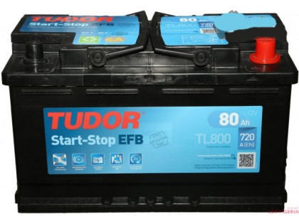 Аккумулятор TUDOR Start-Stop EFB TL800 80 A/h 720A R+