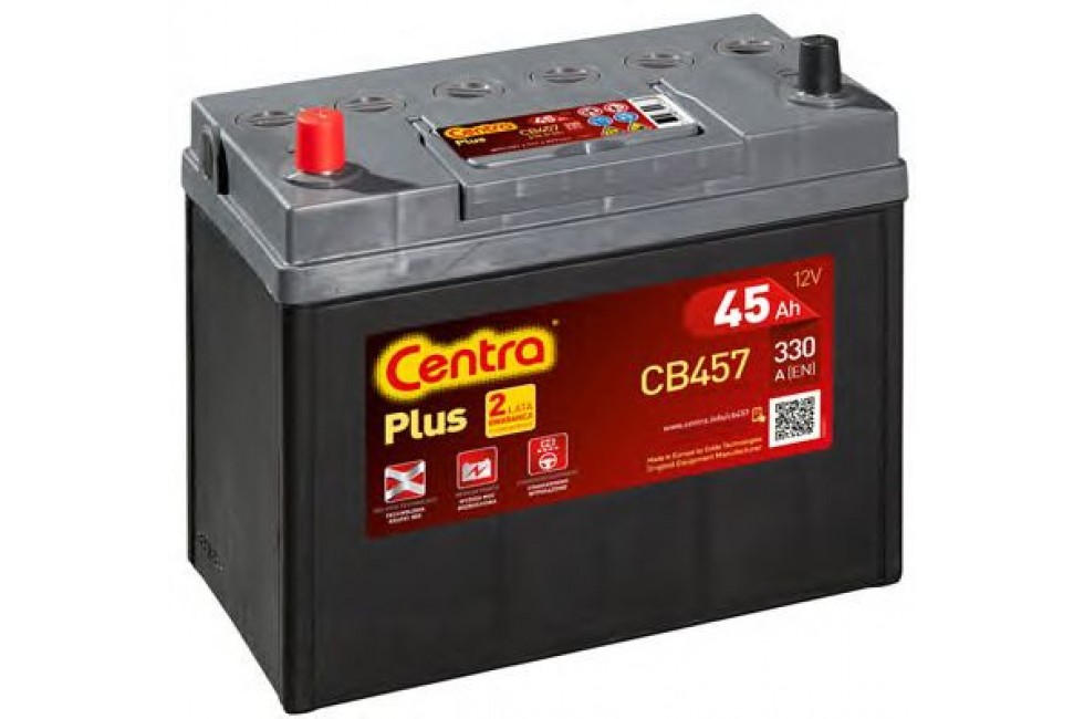 Аккумулятор Centra Plus CB457 45 А/ч 300A L+