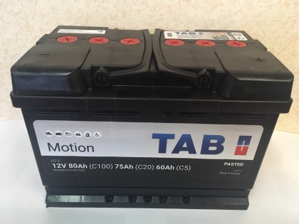Аккумулятор TAB Motion Pasted 75 R