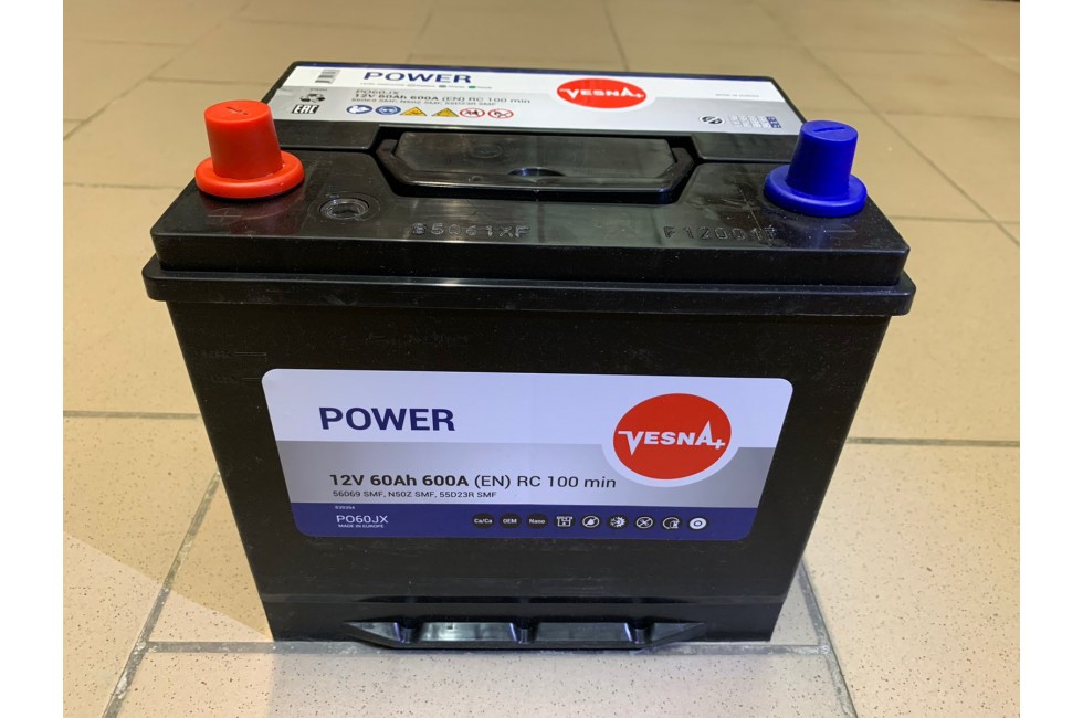Аккумулятор VESNA AZIA 60 A/h L+ 600A (EN) Аккумулятор VESNA AZIA 60 A/h L+ 600A (EN)