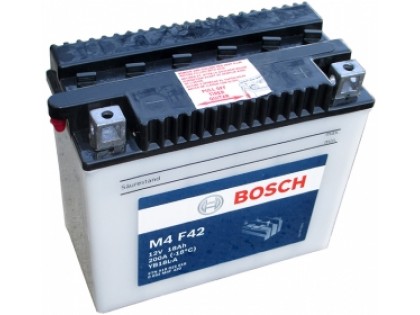 Аккумулятор Bosch M4 F42 518 015 018 (18 A/H), 200A R+, YB18L-A