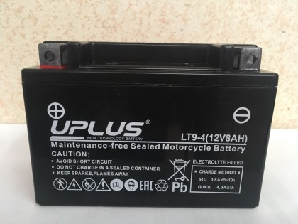 Аккумулятор UPLUS Super Start LT9-4 (YTX 9- BS 508012) 8 Ач L+