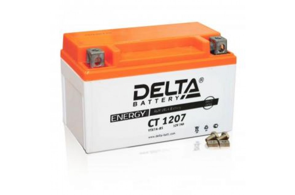 Аккумулятор Delta CT1207 (YTX7A-BS)