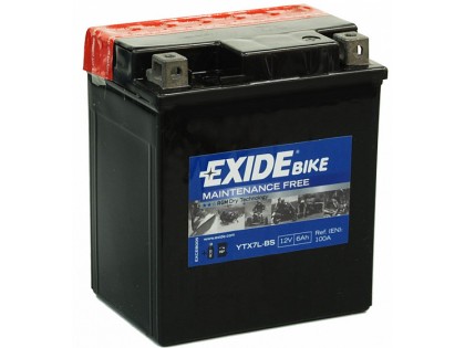 Аккумулятор Exide ETX7L-BS (6 А/ч) 100А R+