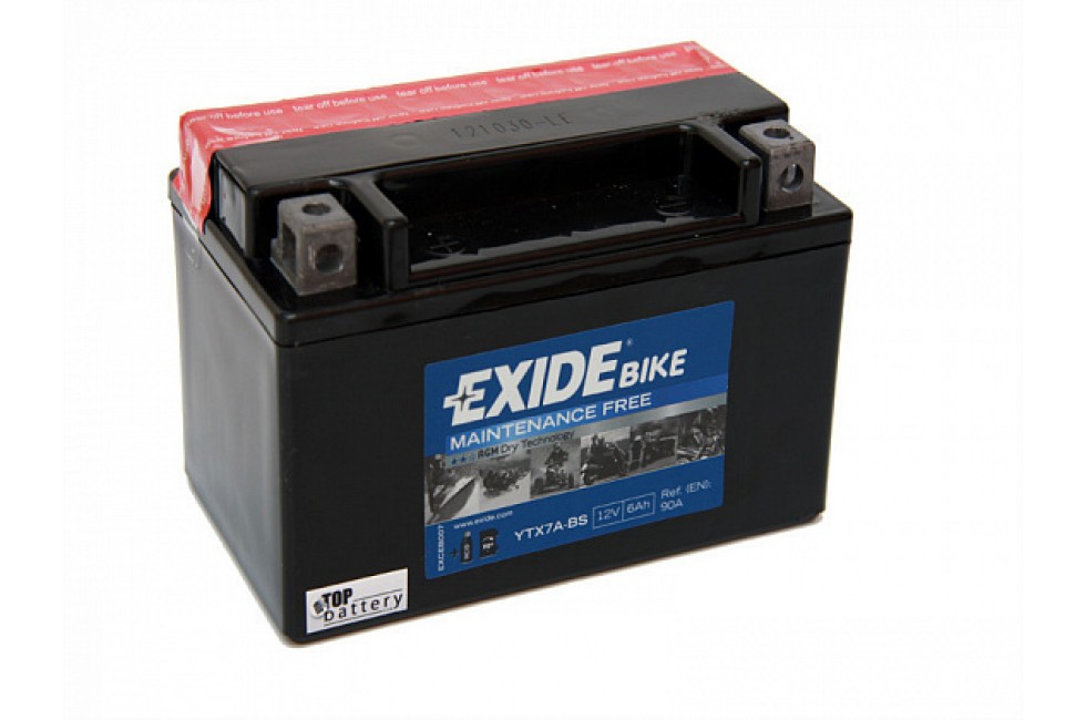 Аккумулятор Exide YTX7A-BS (6 A/h), 50А L+ Аккумулятор Exide YTX7A-BS (6 A/h), 50А L+