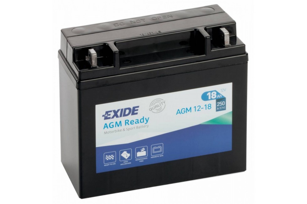 Аккумулятор Exide AGM12-18 (18 A/h), 250А R+ Аккумулятор Exide AGM12-18 (18 A/h), 250А R+