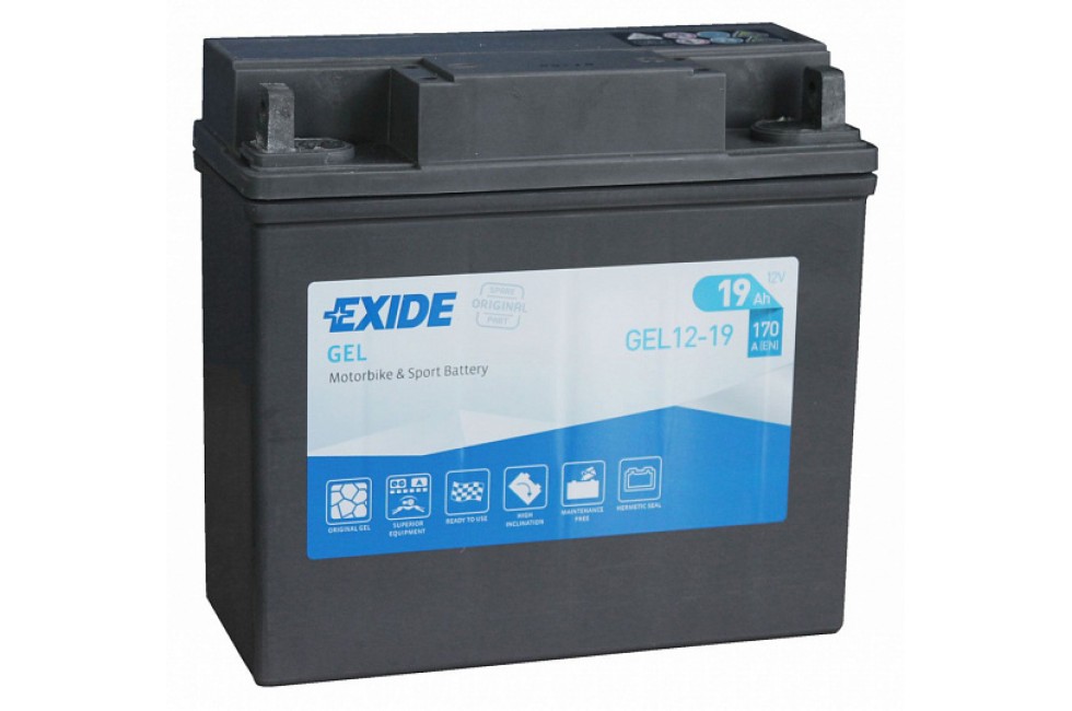 Аккумулятор Exide GEL12-19 (19 A/h), 170А R+