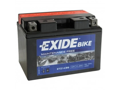 Аккумулятор Exide ETZ14-BS (11,2 A/h), 205A L+