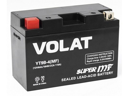 Аккумулятор VOLAT YT9B-4 AGM (MF) (8 A/h), 115A L+