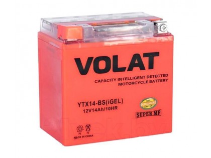 Аккумулятор VOLAT YTX14-BS (iGEL) 14 A/h 200A L+